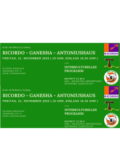 "eve intercultural" Indischer Abend, Fr. 21.11.2025, 19:00 Uhr