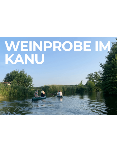 Weinprobe im Kanu